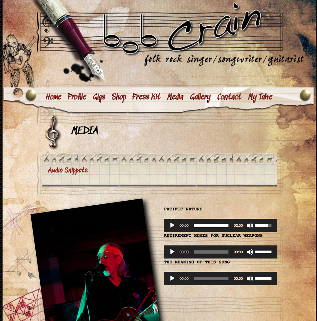 Bob Crain Singer Songwriter