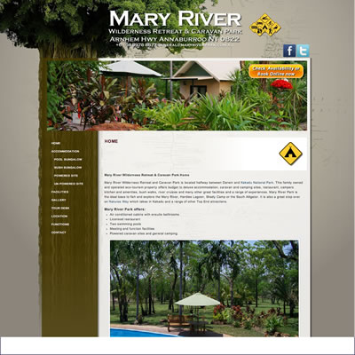 Website Design & Development : Mary River Park