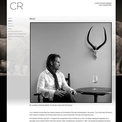 Website Design & Development : Christopher Rimmer