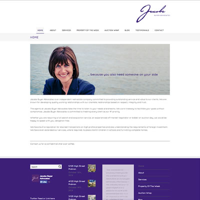 Website Design & Development : Jacobs Buyer Advocates