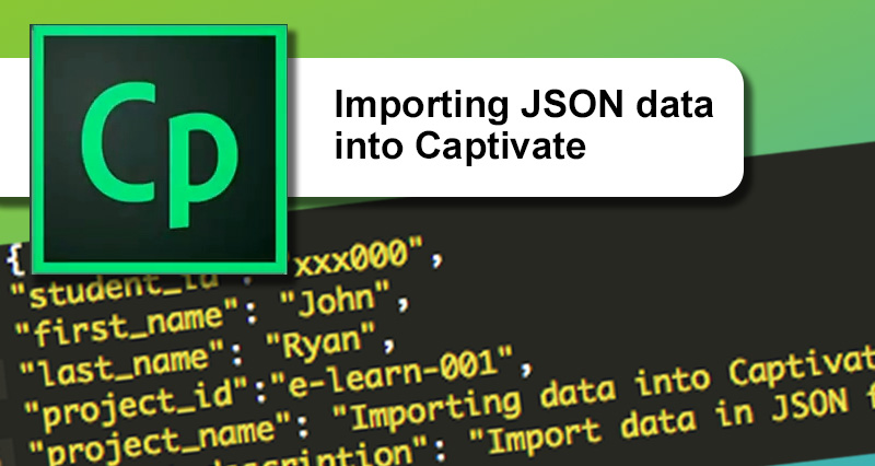 Importing data into Captivate