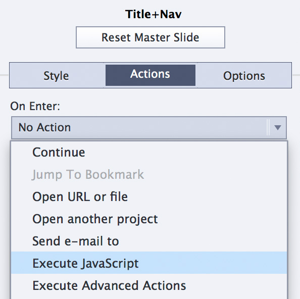 Execute Javascript