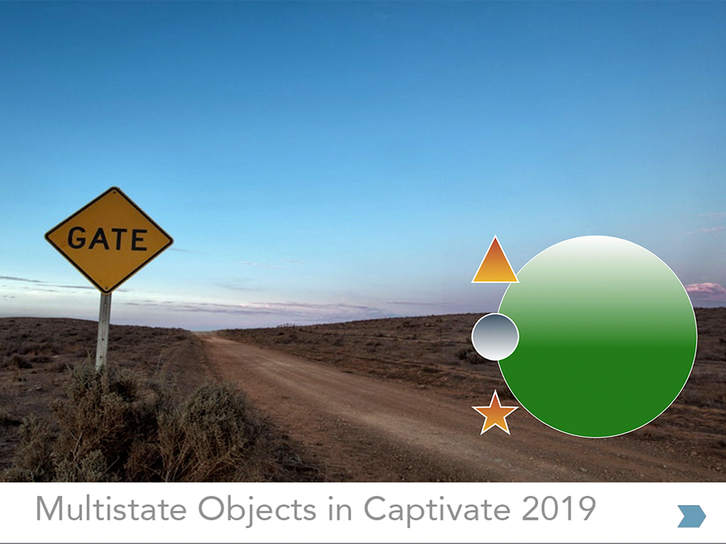 How to use multistate objects in Captivate 2019