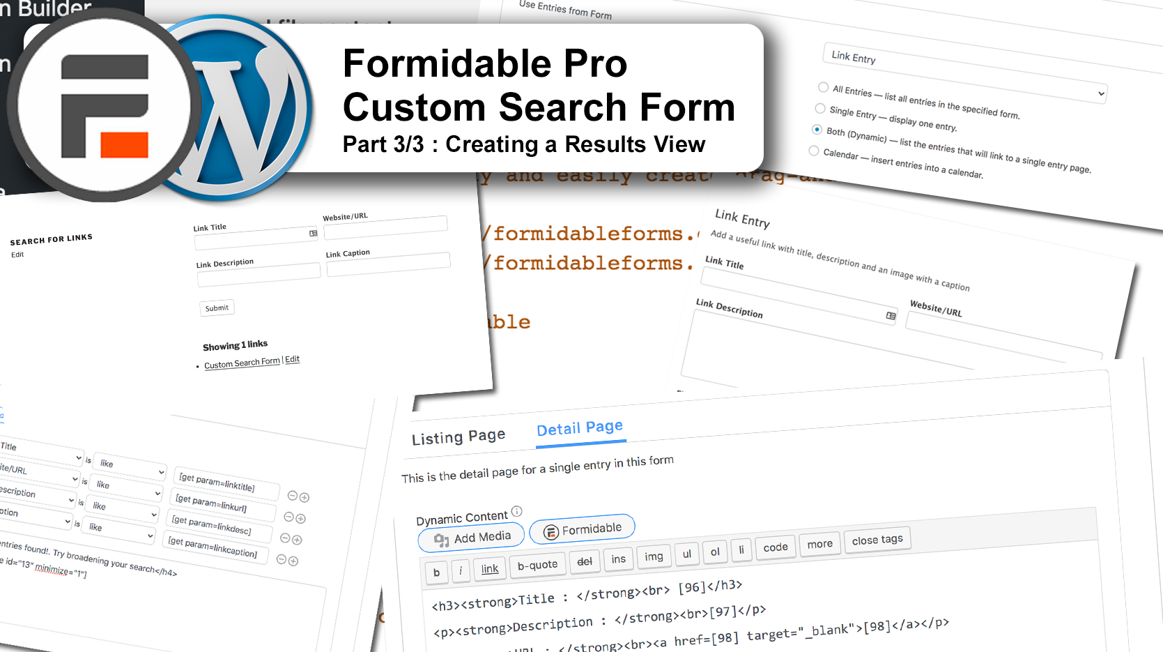 Formidable Pro Custom Search Form part 3