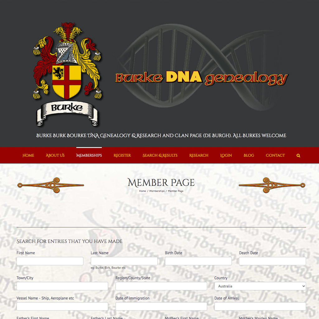 Burke DNA Genealogy