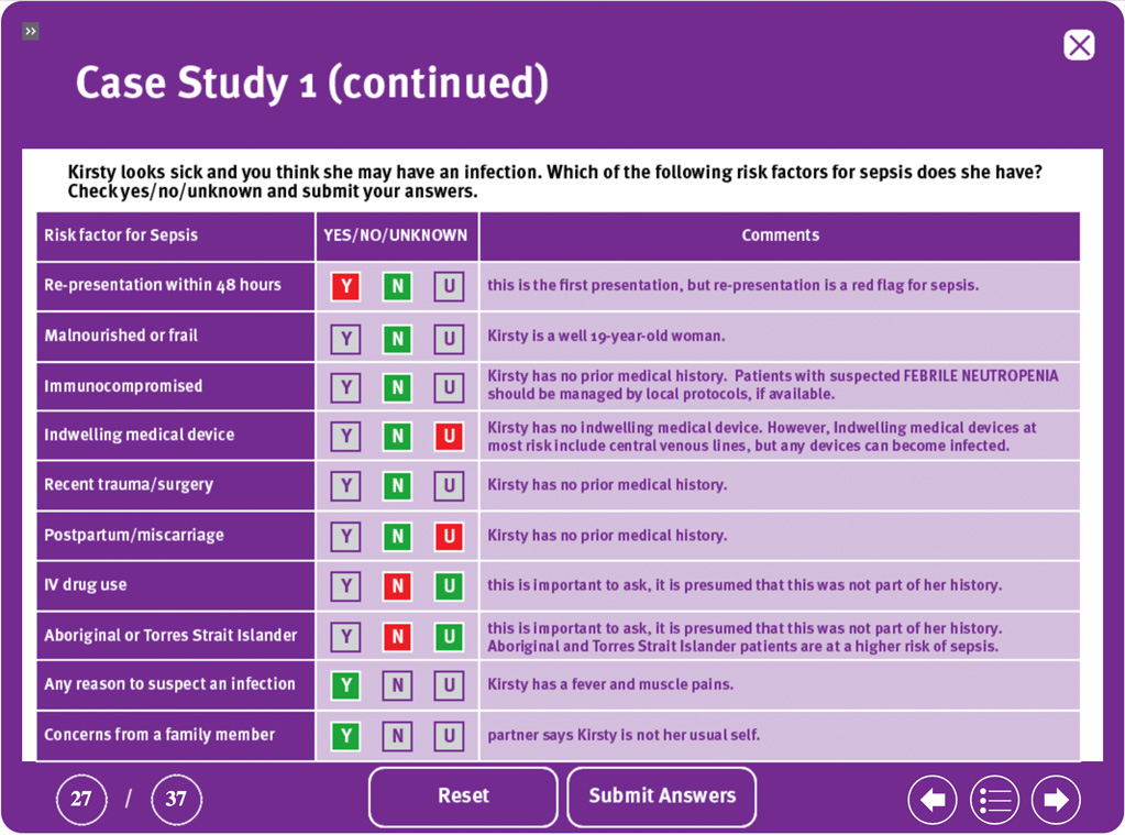 Adult Sepsis E-Learning